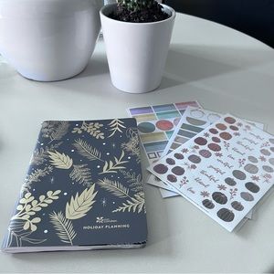 Erin Condren Holiday Planning Petite Planner and sticker bundle